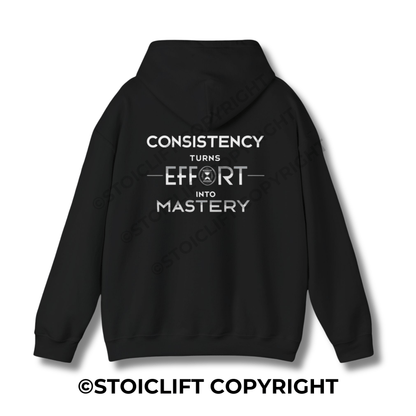 StoicLift Heavy Blend Hoodie - "Consistency turns effort into mastery."