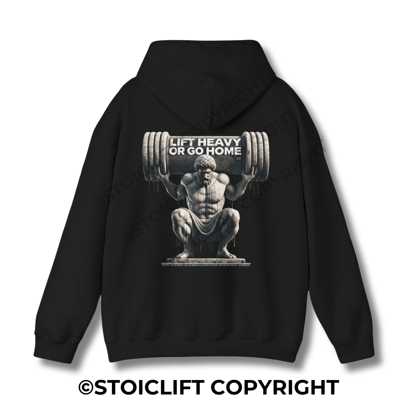 StoicLift Heavy Blend Hoodie - "Lift heavy or go home."