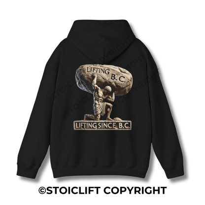 StoicLift Heavy Blend Hoodie - "Lifting since B.C."