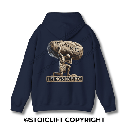 StoicLift Heavy Blend Hoodie - "Lifting since B.C."