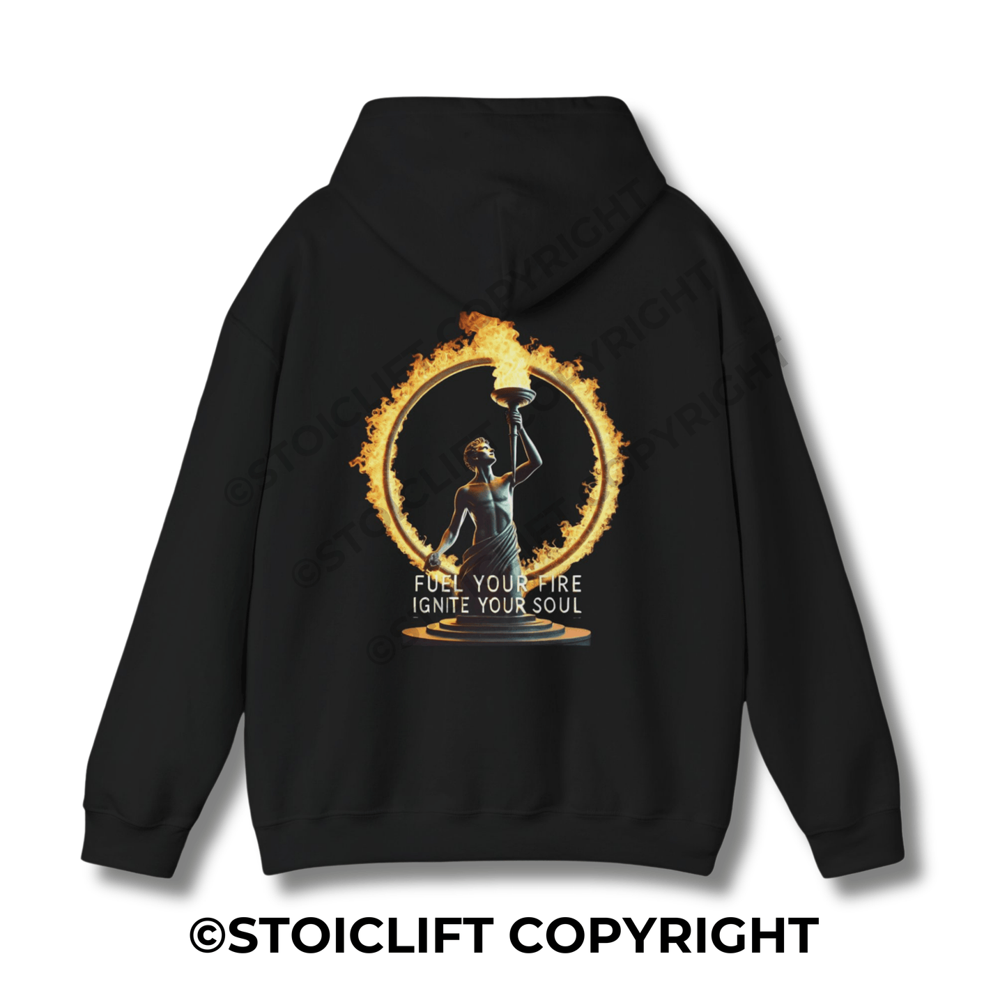 StoicLift Heavy Blend Hoodie - "Fuel your fire, ignite your soul."