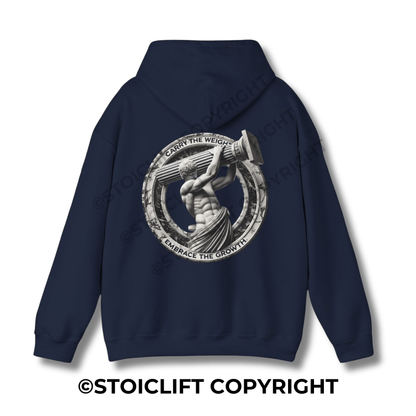 StoicLift Heavy Blend Hoodie - "Carry the weight, embrace the growth."