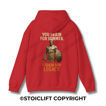 StoicLift Heavy Blend Hoodie - "You train for summer, I train for legacy."