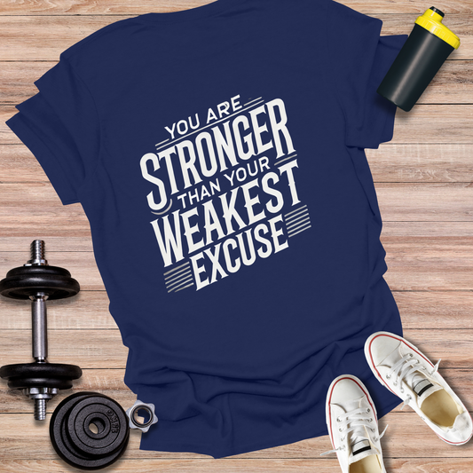 StoicLift Unisex Softstyle T-Shirt – "You are stronger than your weakest excuse."