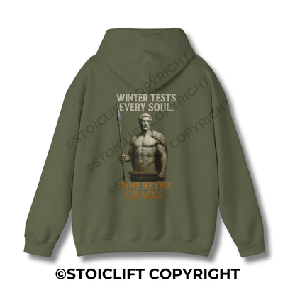 StoicLift Heavy Blend Hoodie - "Winter test every souls. Mine never cracks."