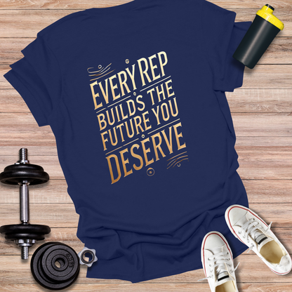 StoicLift Unisex Softstyle T-Shirt – "Every rep builds the future you deserve."