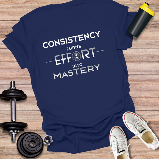 StoicLift Unisex Softstyle T-Shirt – "Consistency turns effort into mastery."