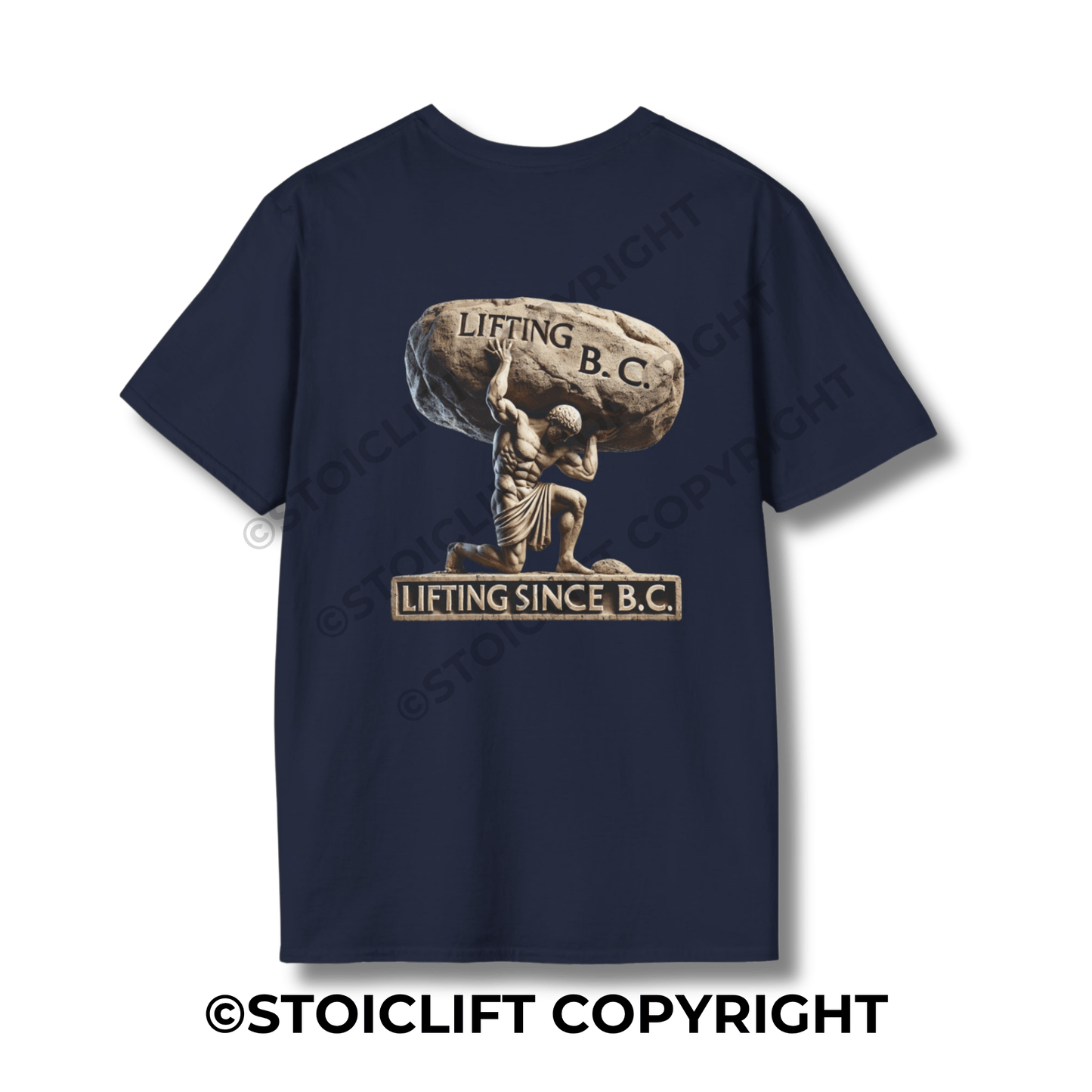 StoicLift Unisex Softstyle T-Shirt – "Lifting since B.C."