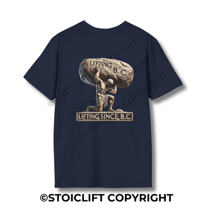StoicLift Unisex Softstyle T-Shirt – "Lifting since B.C."