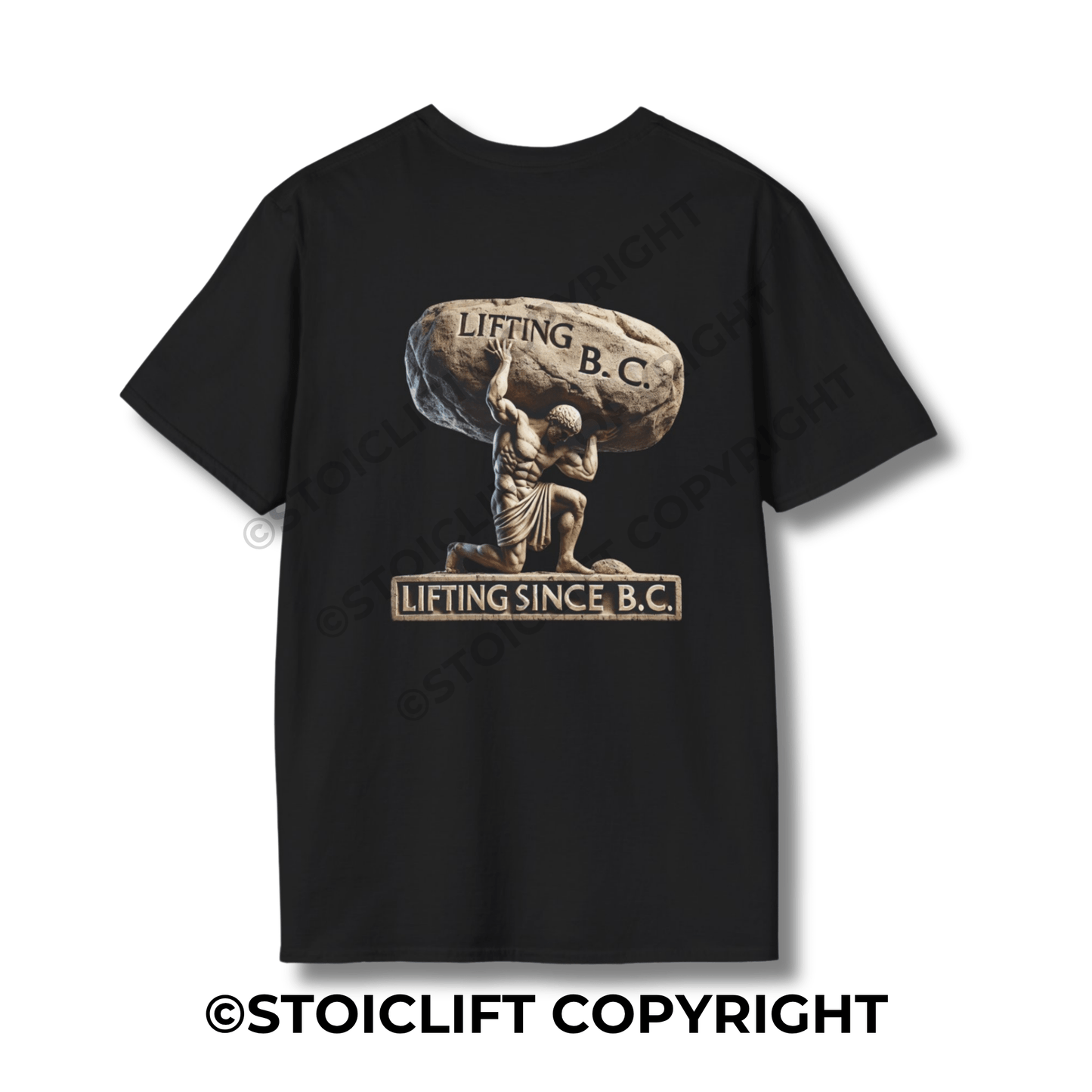 StoicLift Unisex Softstyle T-Shirt – "Lifting since B.C."