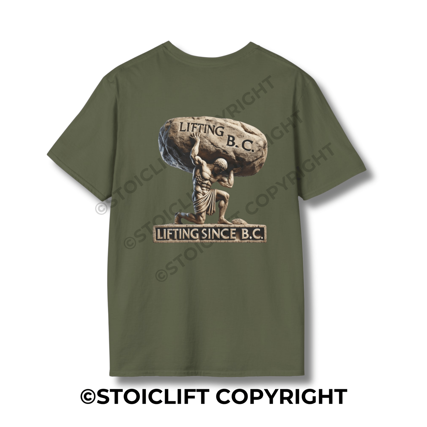 StoicLift Unisex Softstyle T-Shirt – "Lifting since B.C."