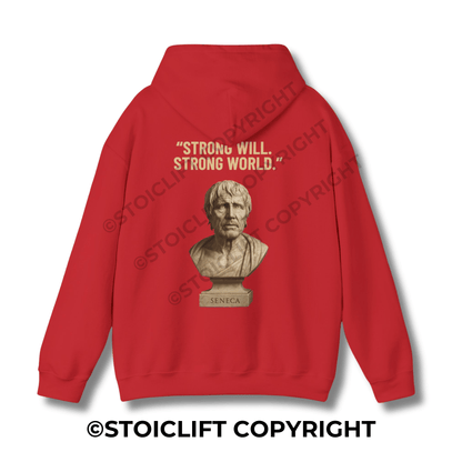StoicLift Heavy Blend Hoodie - "Strong will. Strong world."