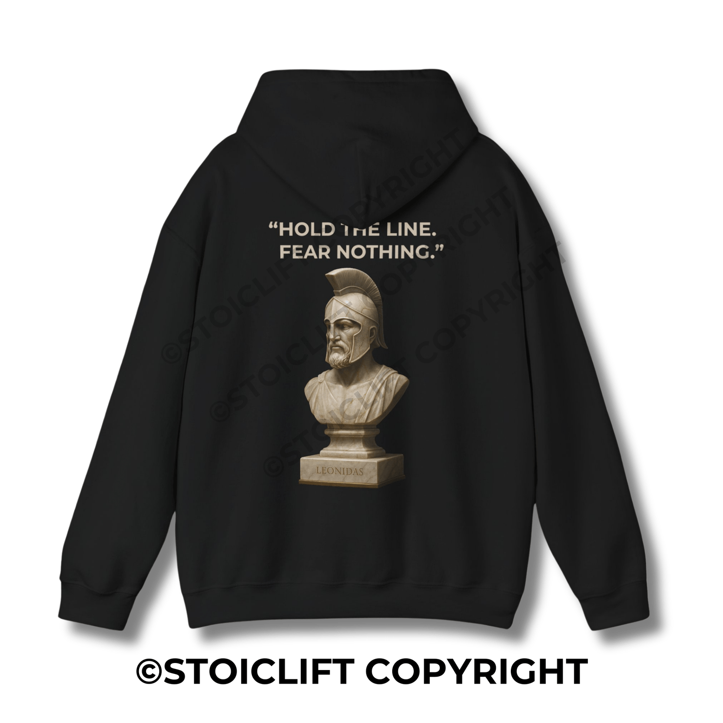 StoicLift Heavy Blend Hoodie - "Hold the line, fear nothing."