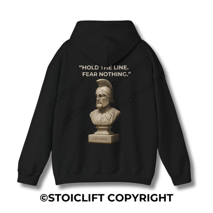 StoicLift Heavy Blend Hoodie - "Hold the line, fear nothing."