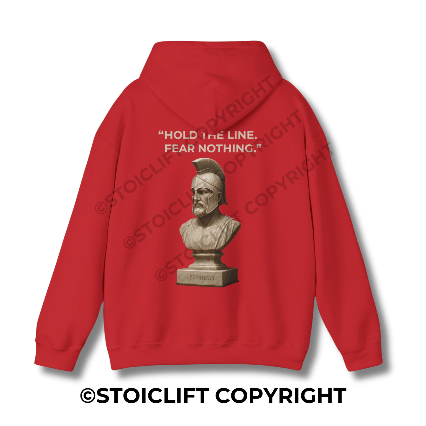 StoicLift Heavy Blend Hoodie - "Hold the line, fear nothing."