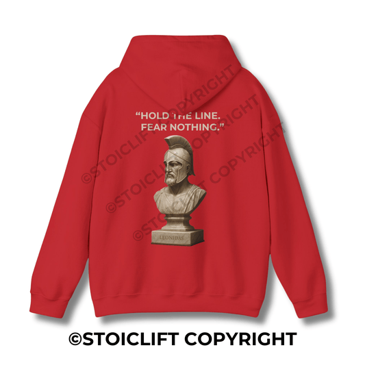 StoicLift Heavy Blend Hoodie - "Hold the line, fear nothing."