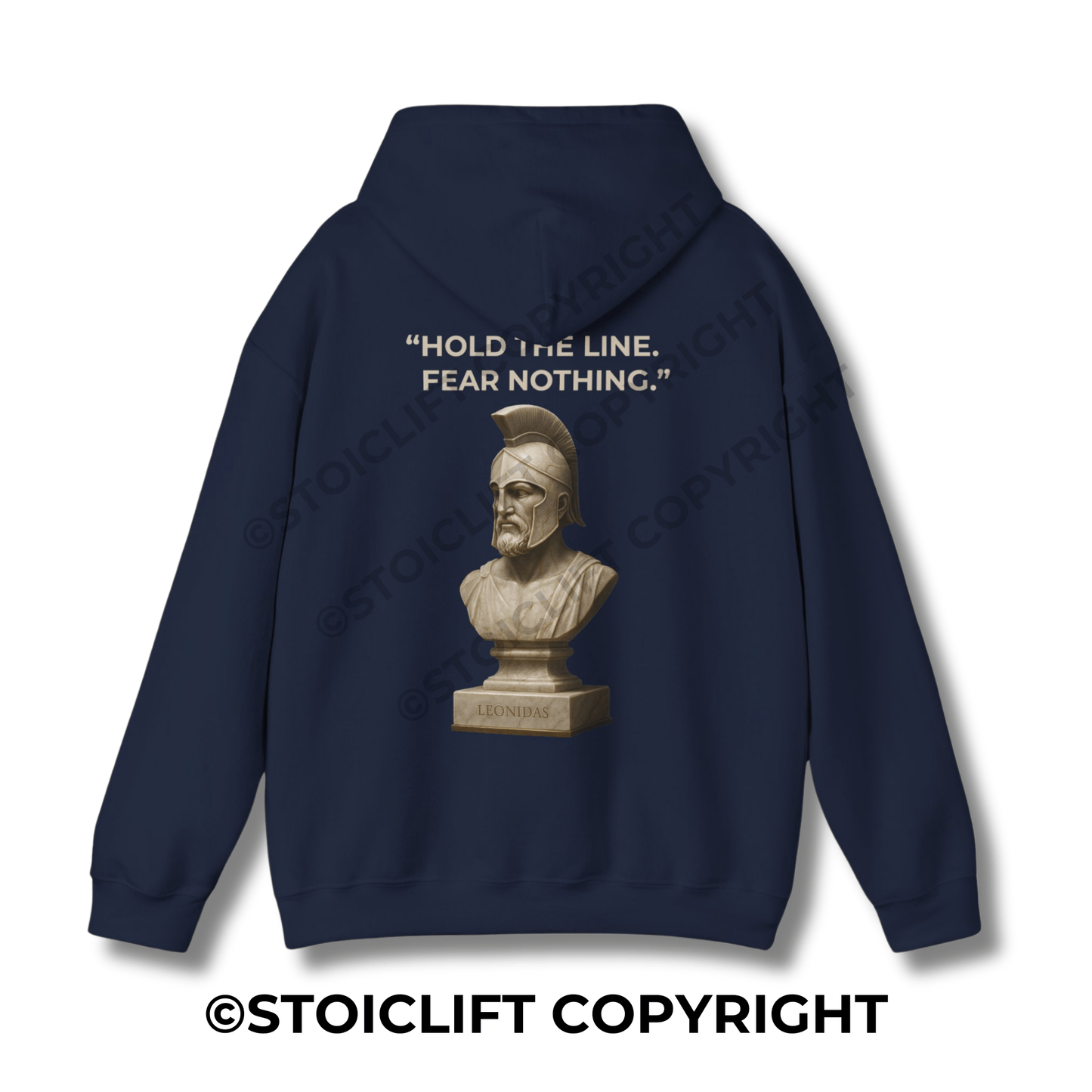 StoicLift Heavy Blend Hoodie - "Hold the line, fear nothing."