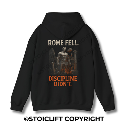 StoicLift Heavy Blend Hoodie - "Rome fell, discipline didn't."