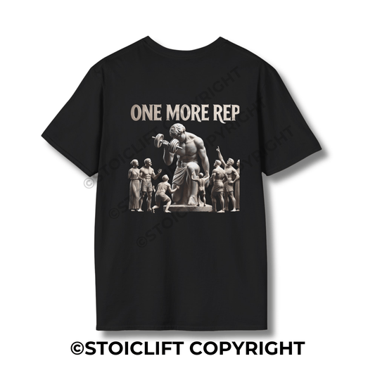 StoicLift Unisex Softstyle T-Shirt – "One more rep."