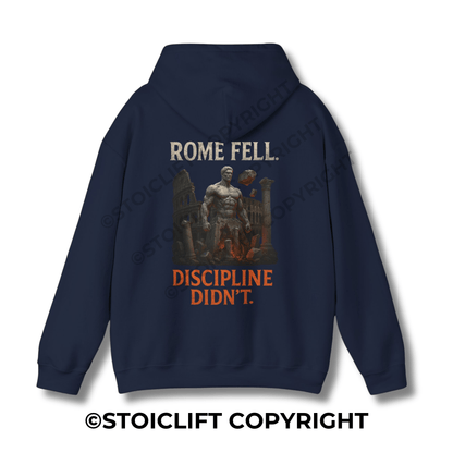 StoicLift Heavy Blend Hoodie - "Rome fell, discipline didn't."
