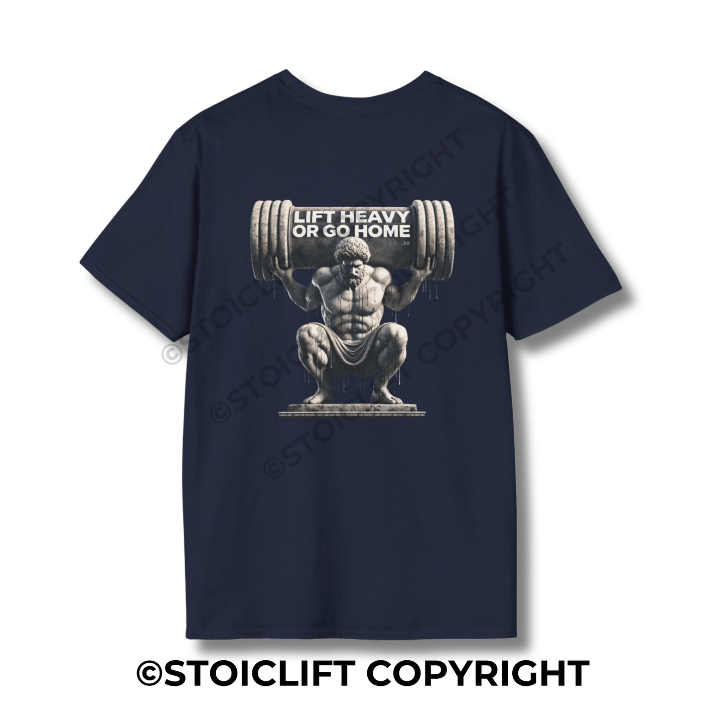 StoicLift Unisex Softstyle T-Shirt – "Lift heavy or go home."