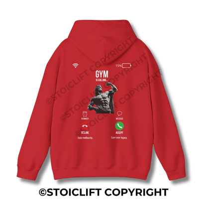 StoicLift Heavy Blend Hoodie - "Gym is calling..."