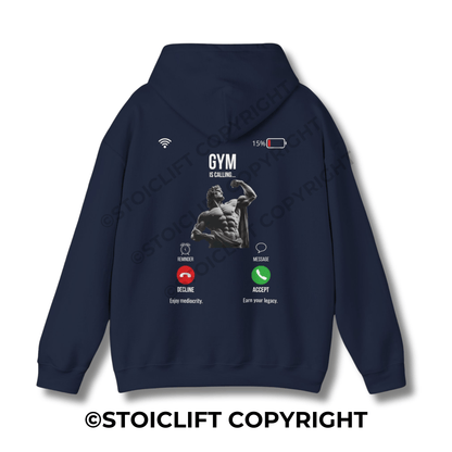 StoicLift Heavy Blend Hoodie - "Gym is calling..."