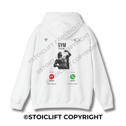 StoicLift Heavy Blend Hoodie - "Gym is calling..."