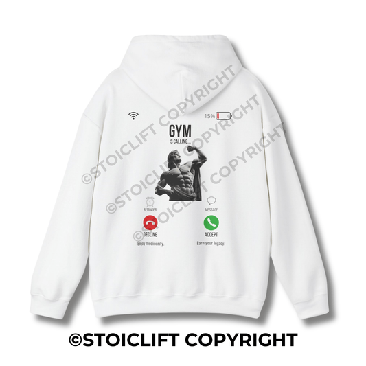 StoicLift Heavy Blend Hoodie - "Gym is calling..."