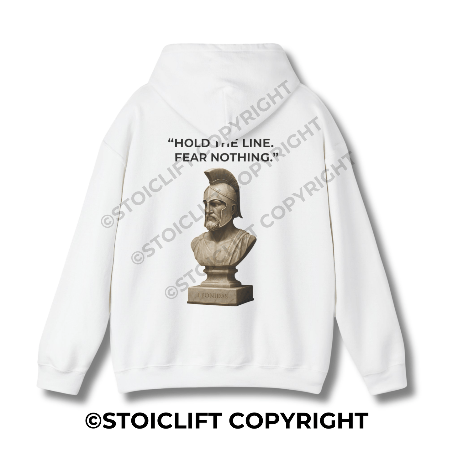 StoicLift Heavy Blend Hoodie - "Hold the line, fear nothing."