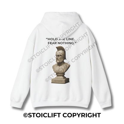 StoicLift Heavy Blend Hoodie - "Hold the line, fear nothing."
