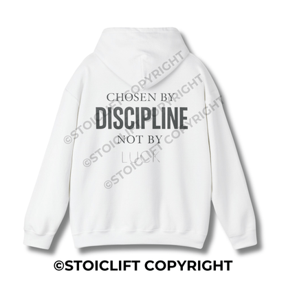 StoicLift Heavy Blend Hoodie - "Chosen by discipline, not by luck."