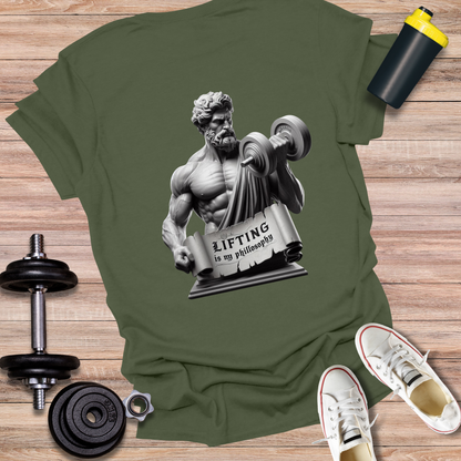 StoicLift Unisex Softstyle T-Shirt – "Lifting is my philosophy."