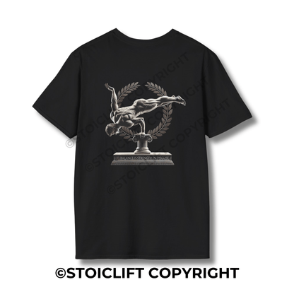 StoicLift Unisex Softstyle T-Shirt – "Balance is strength in disguise."