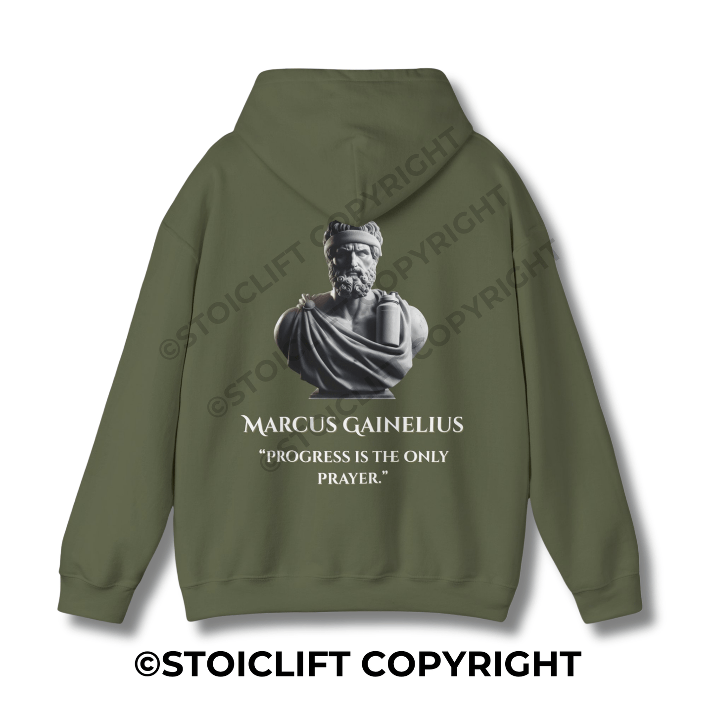StoicLift Heavy Blend Hoodie - "Marcus Gainelius."