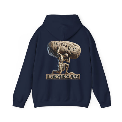 StoicLift Heavy Blend Hoodie - "Lifting since B.C."