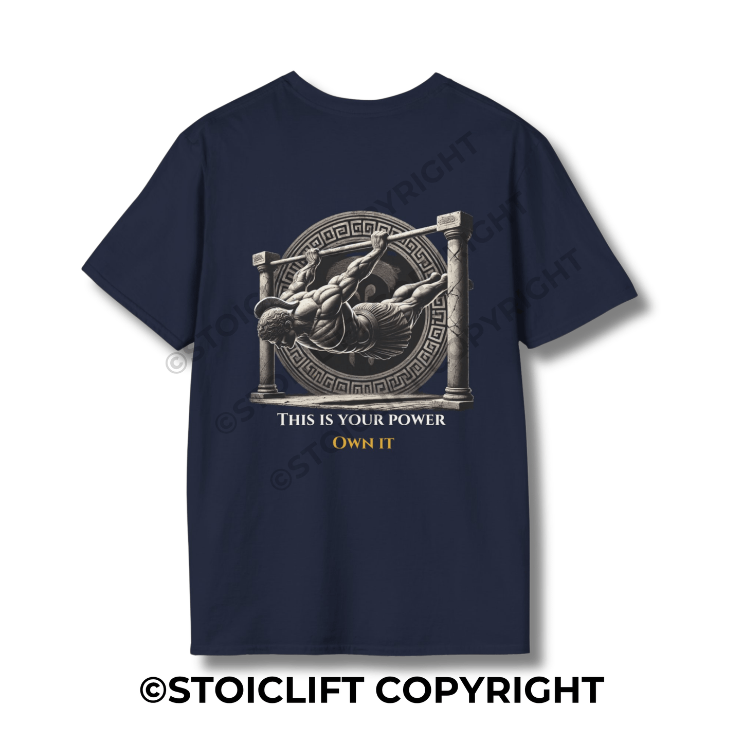 StoicLift Unisex Softstyle T-Shirt – "This is your power. Own it."