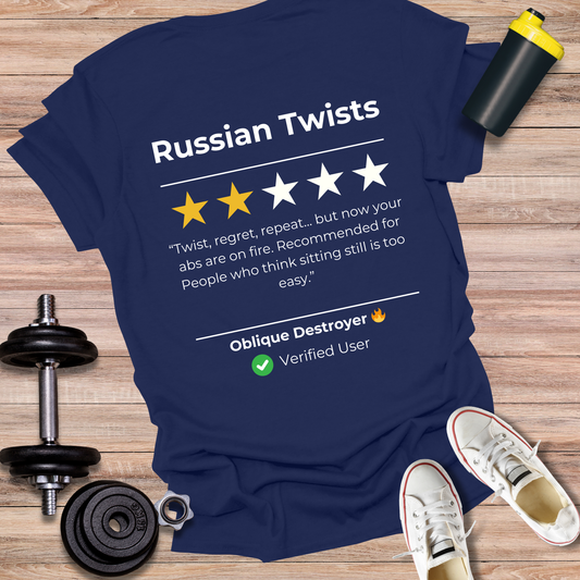 StoicLift Unisex Softstyle T-Shirt – "Russian Twists"