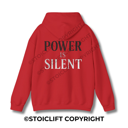 StoicLift Heavy Blend Hoodie - "Power is silent."