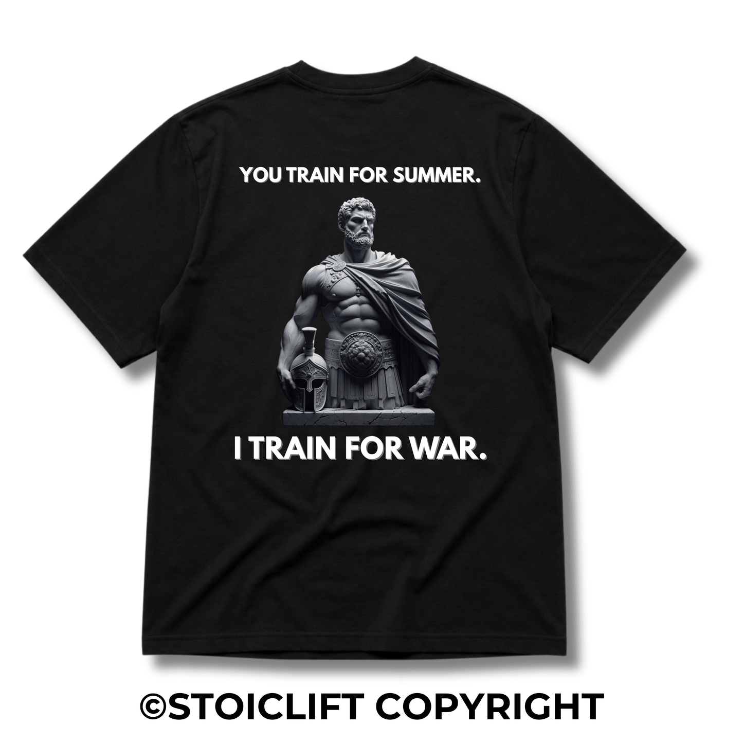 "You Train For Summer. I Train For War." - Heavyweight Oversized Tee