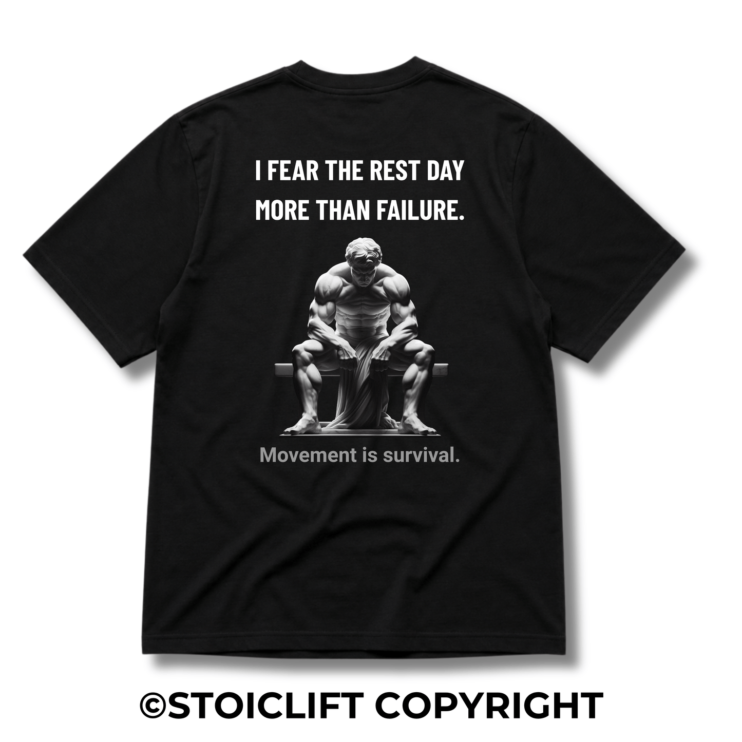 "I FEAR THE REST DAY MORE THAN FAILURE." - Heavyweight Oversized Tee