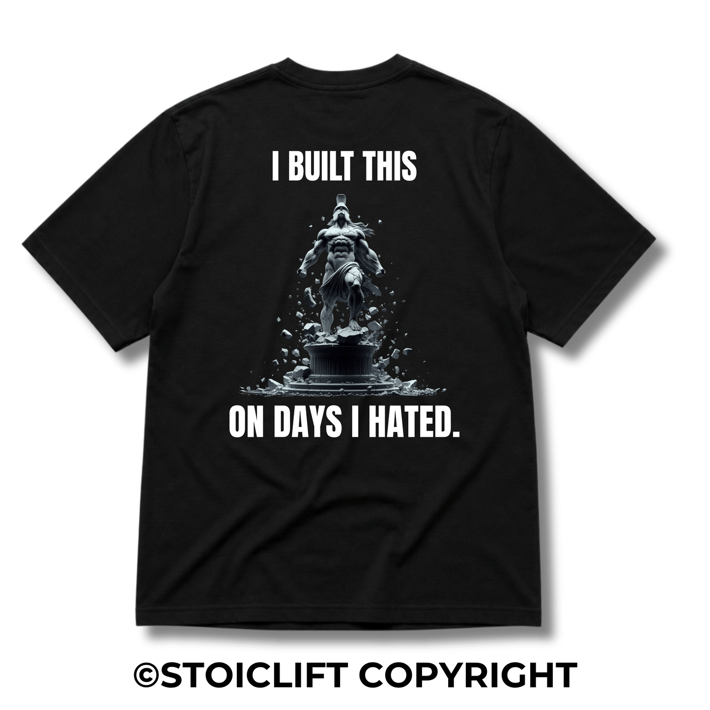 "I BUILT THIS ON DAYS I HATED." - Heavyweight Oversized Tee