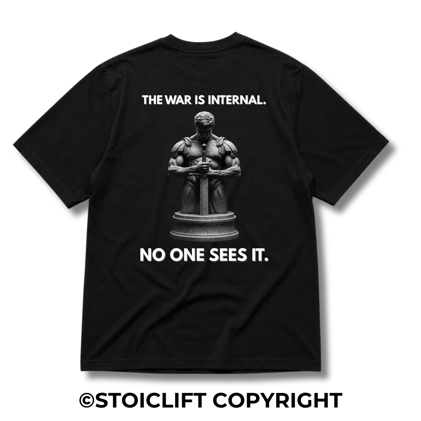 "THE WAR IS INTERNAL." - Heavyweight Oversized Tee