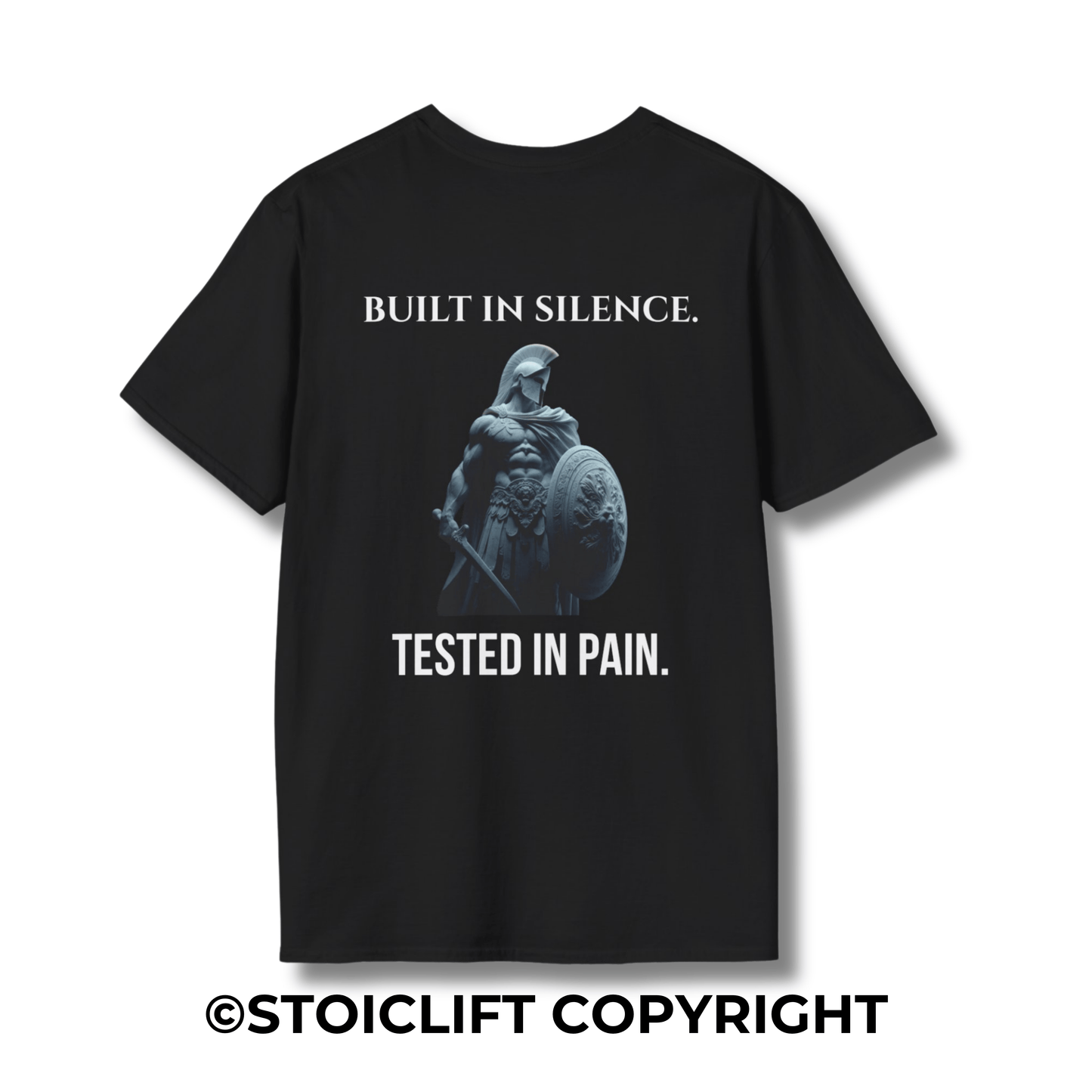"BUILT IN SILENCE." – T-Shirt