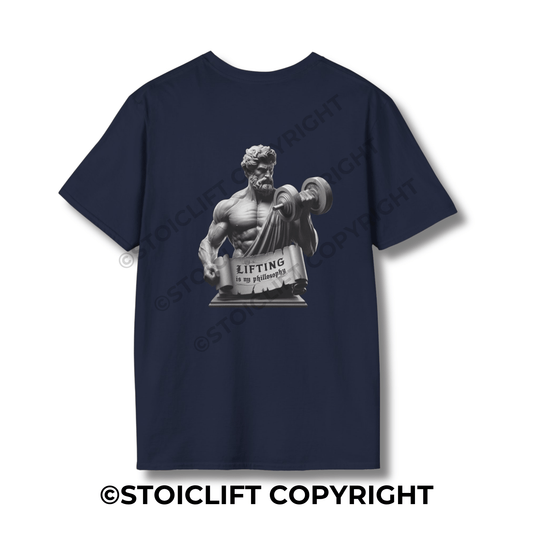 StoicLift Unisex Softstyle T-Shirt – "Lifting is my philosophy."