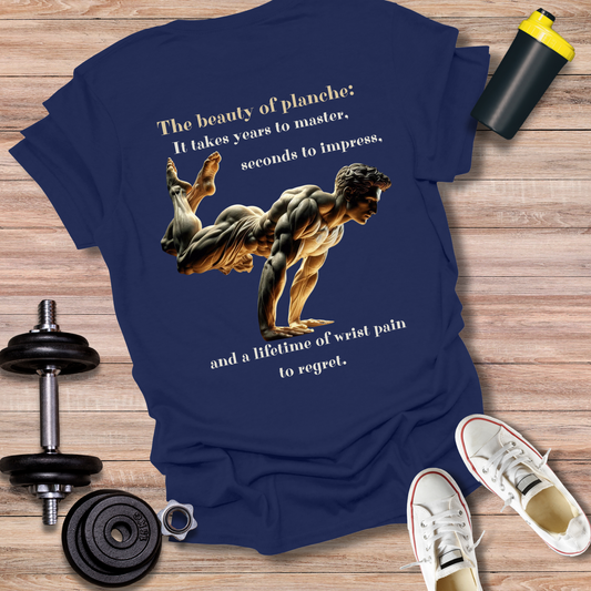 StoicLift Unisex Softstyle T-Shirt – "The beauty of planche"