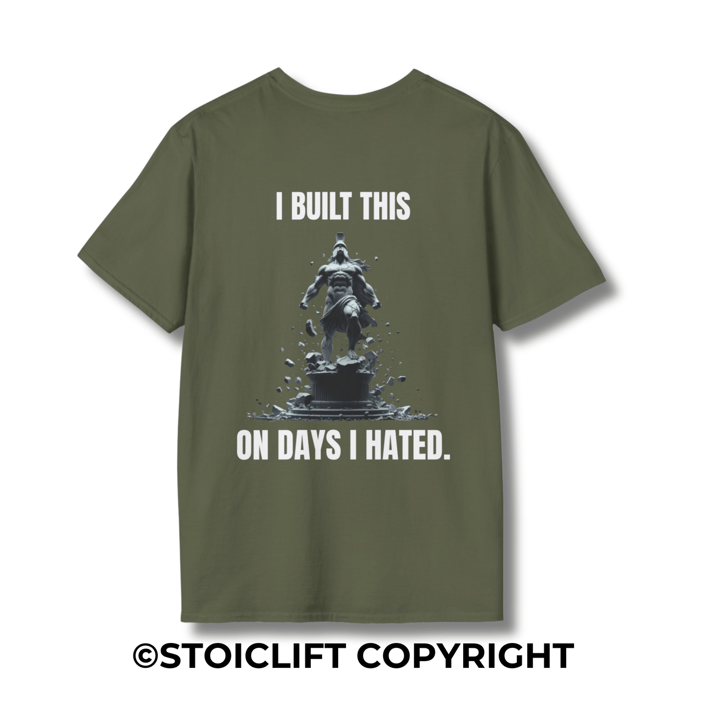 "I BUILT THIS ON DAYS I HATED." – T-Shirt