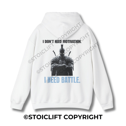 StoicLift Heavy Blend Hoodie - "I DON’T NEED MOTIVATION."