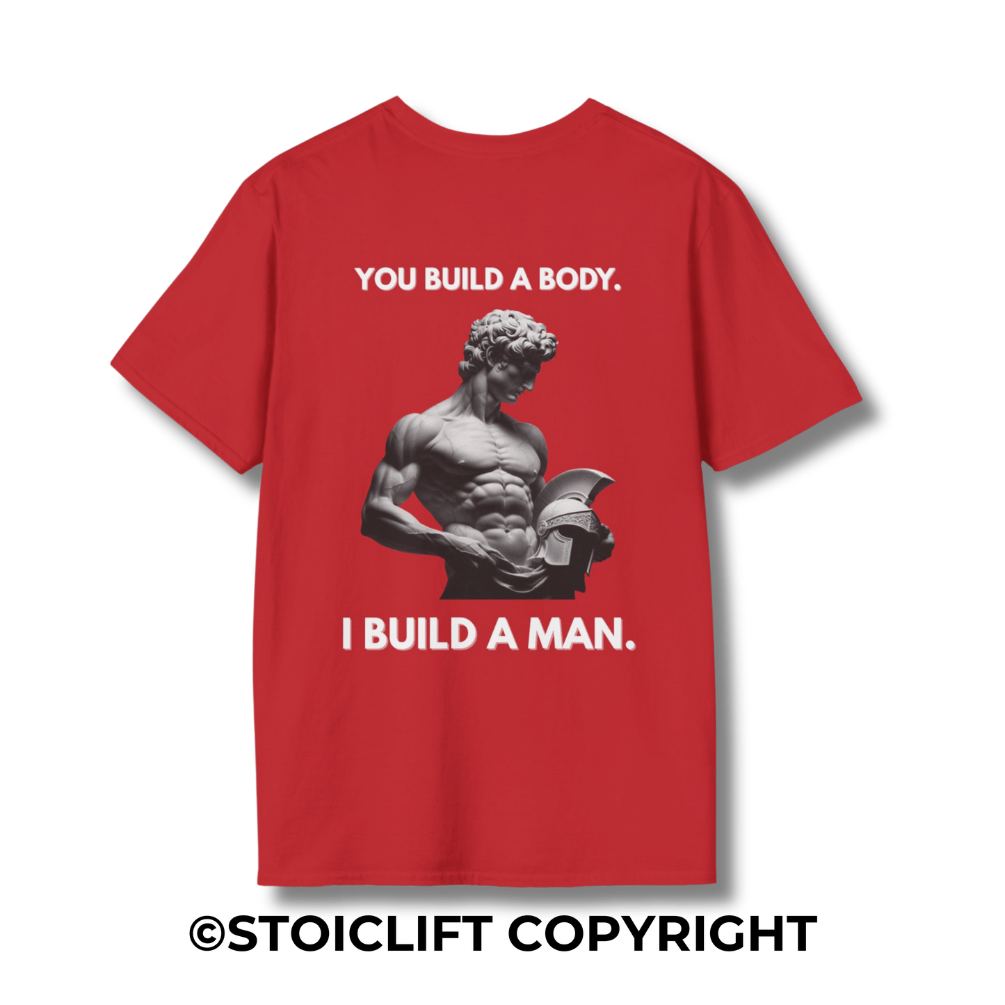 "I BUILD A MAN." – T-Shirt