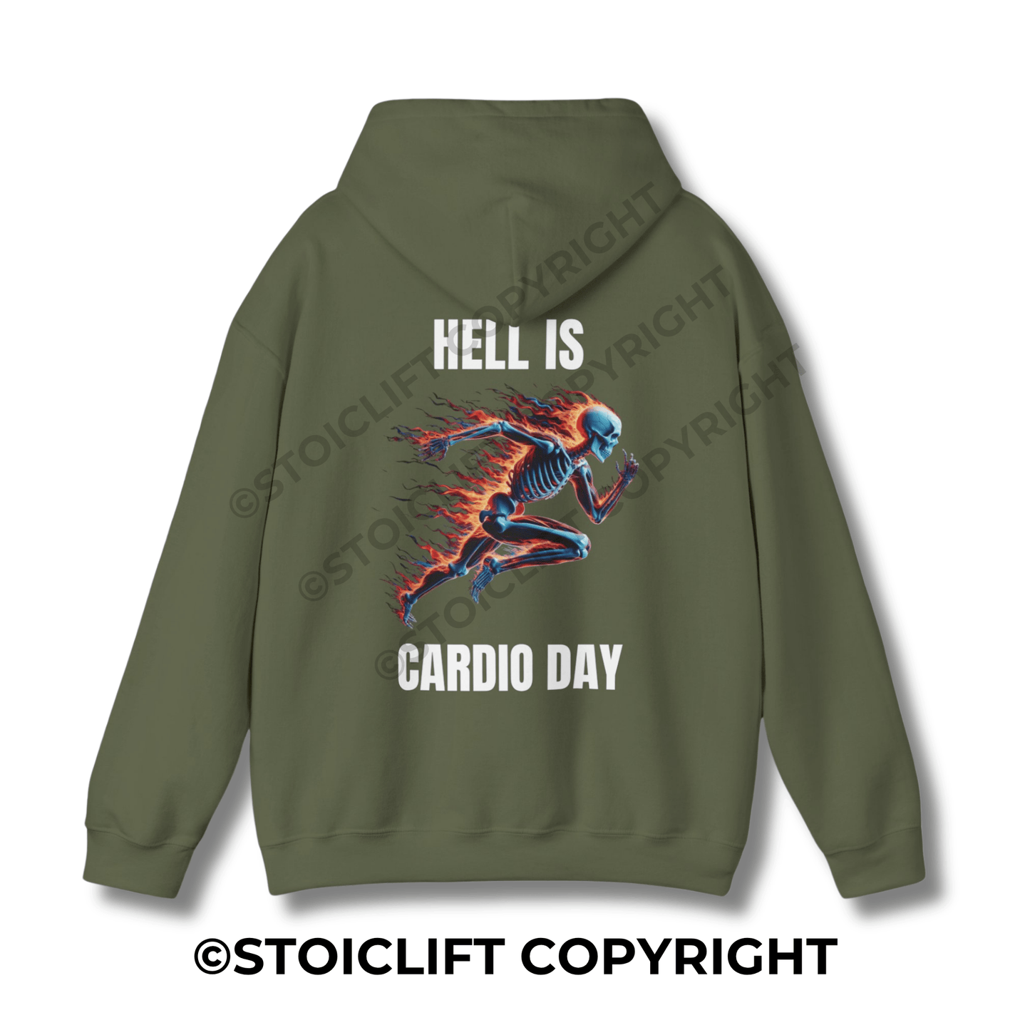 "HELL IS CARDIO DAY." - Hoodie
